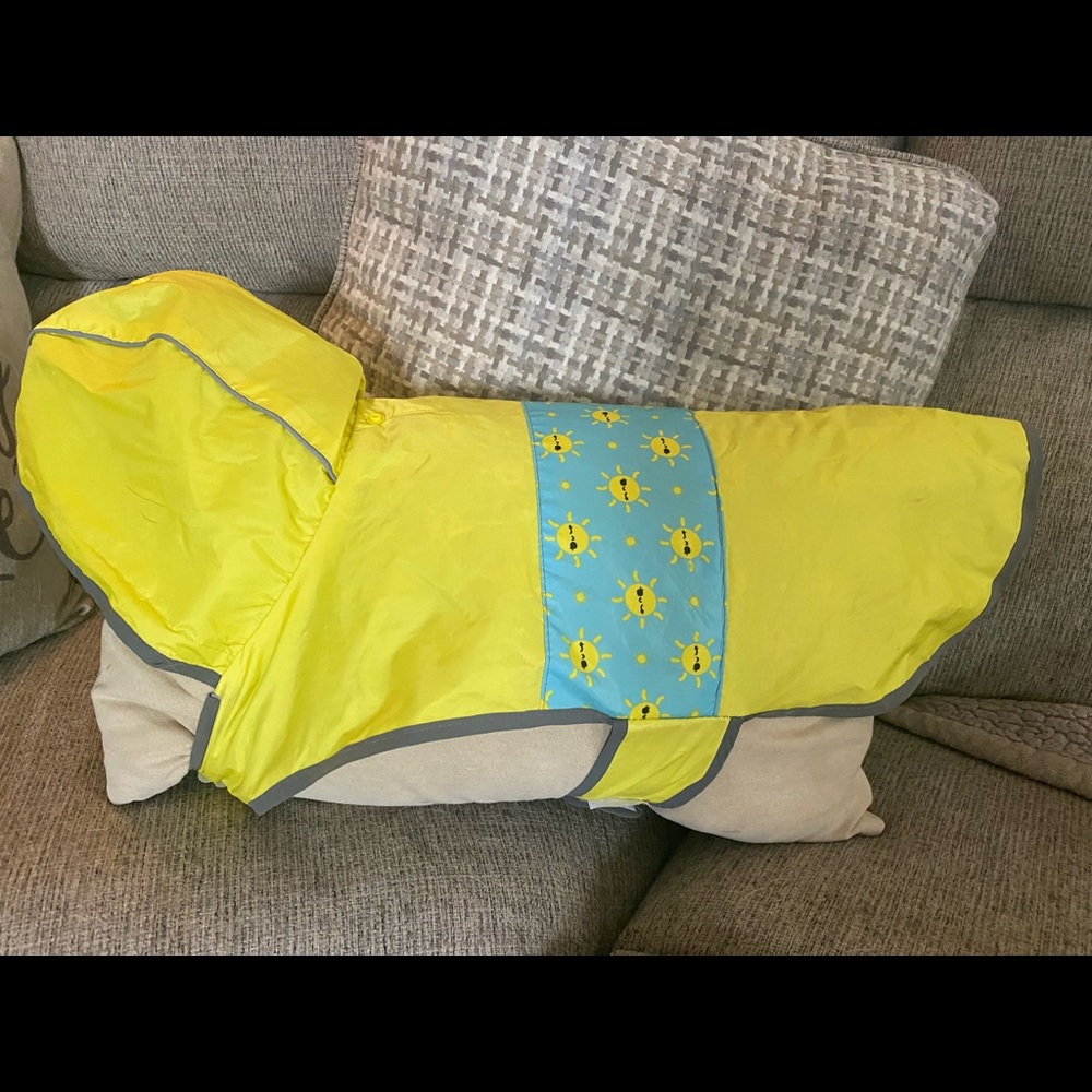 Dog reversible rain jacket lg